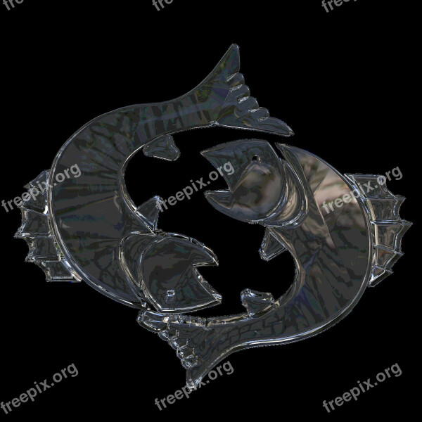 Glass Signs Of The Zodiac Fish Horoscope Free Photos