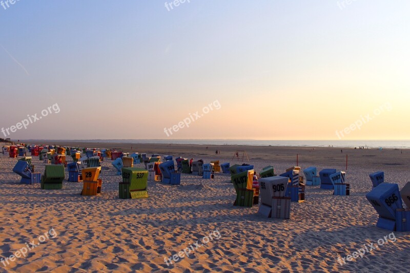 Island Langeoog East Frisia Beach North Sea