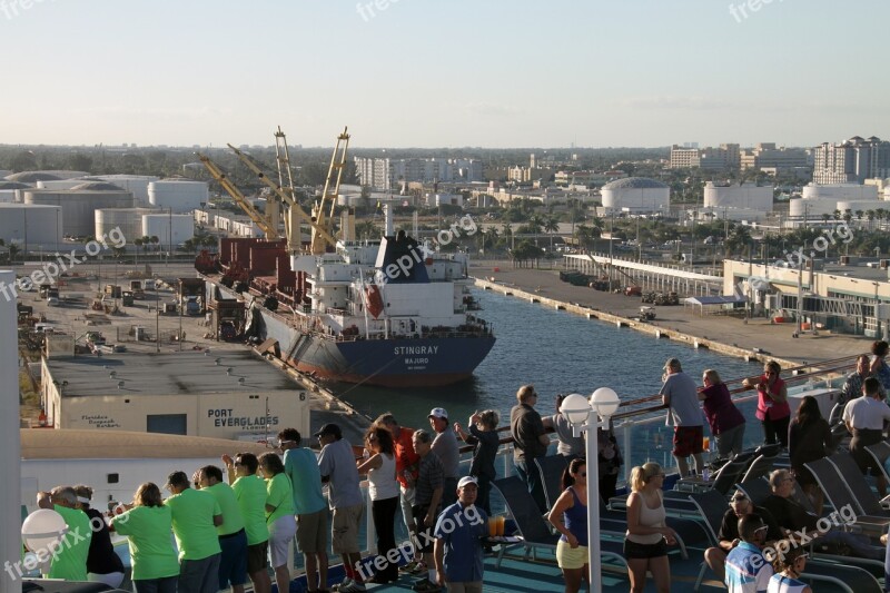 Fort Lauderdale Port Ship Dock Vessel