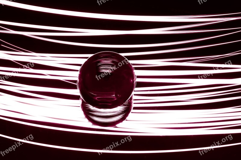 Light Painting Glass Ball Pave Mirroring Crystal Ball-photography