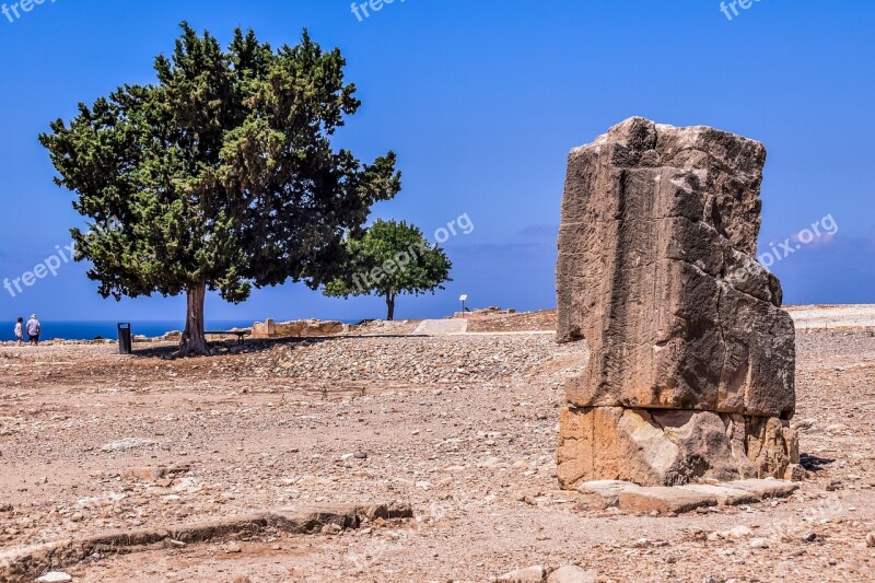 Cyprus Aphrodite's Sanctuary Kouklia Remains Archaeology