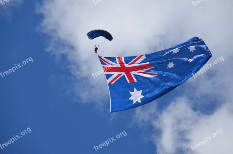 Wind Sky Freedom Patriotism Outdoors