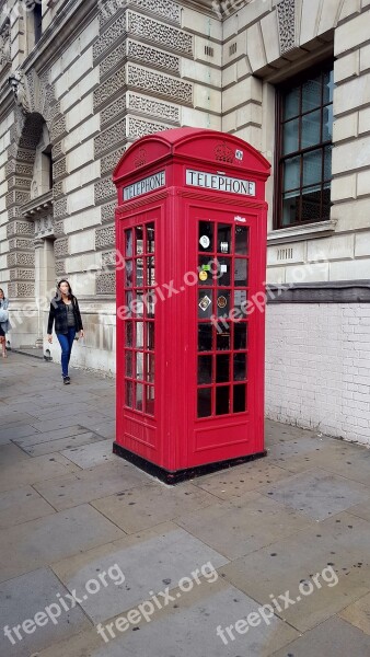 London Red Phone Booth Phone Free Photos