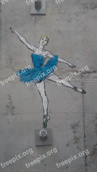 Dance Dancer Mural Creativity Contrast