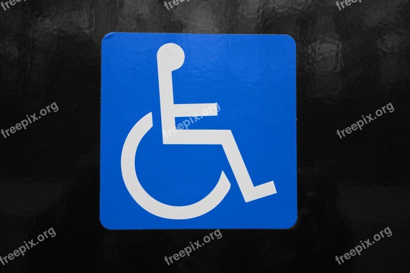 Wheelchair Disabled Invalid Pictograph Sign