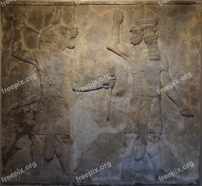 Art Sculpture Ancient Low Relief Decoration