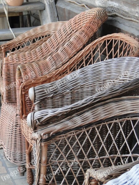 Wicker Wooden Weaving Old Free Photos