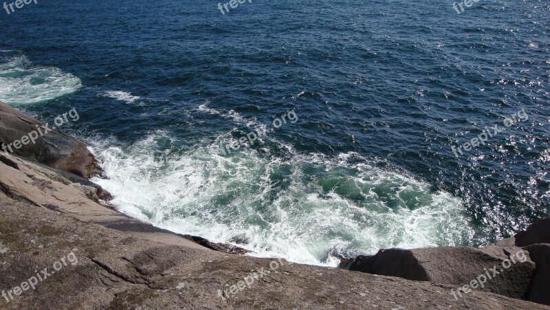 Water Sea Wave Seashore Ocean