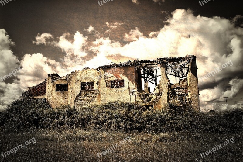 Abandoned Outdoors Nature Horizontal Landscape