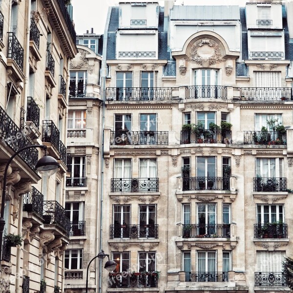 Architecture Megalopolis Apartment House Paris