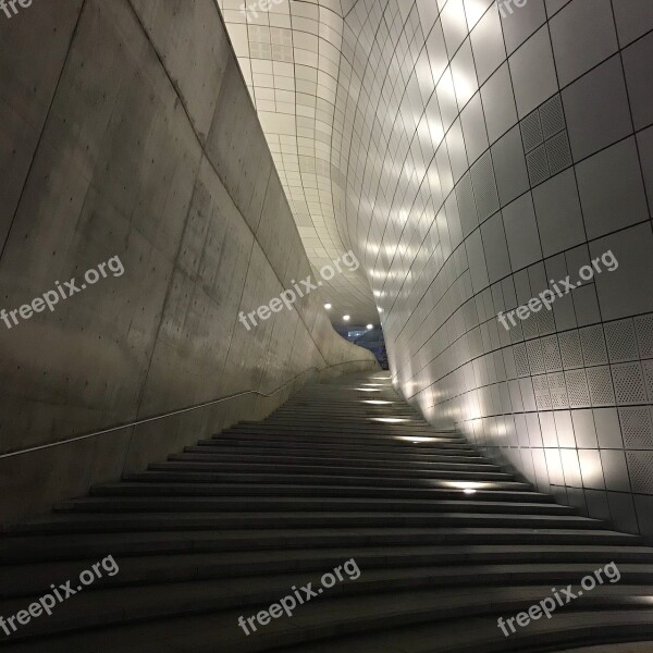 Tunnel Structure Perspective Airfields Glass