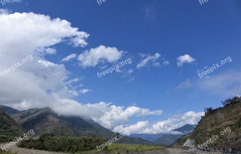 Nature Mountain A Bird's Eye View Sky Tourism