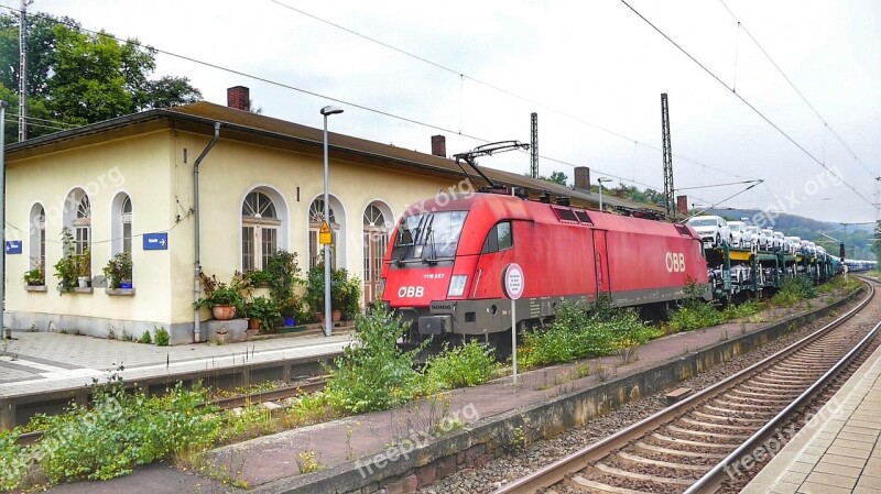 Train Railway Railway Line Travel Railway Station