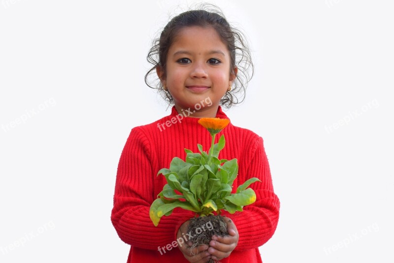 Plant Kid Nature Smile Plant Care