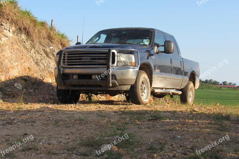 Ford Pickup Belize Lagoon Bank Transportation System