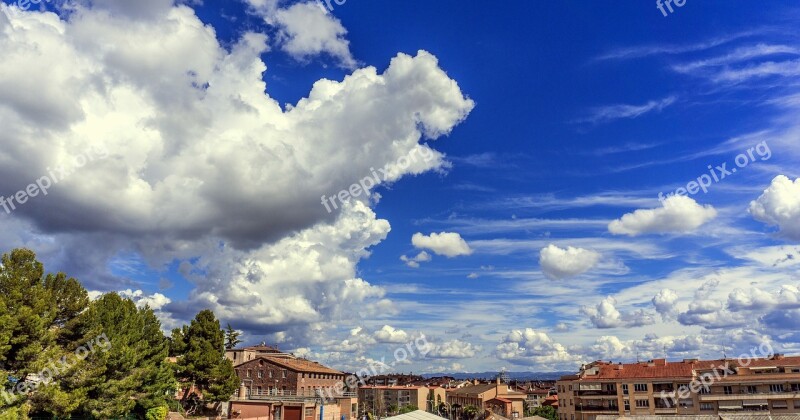 Clouds Blue Sky Nature Sky Summer