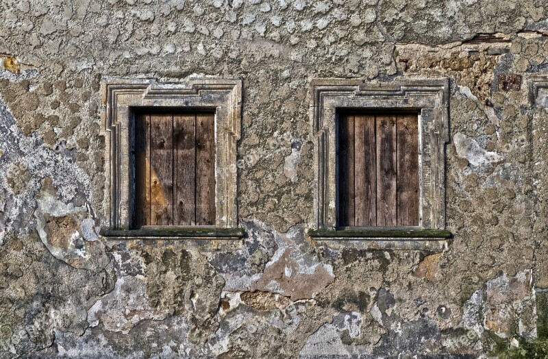 Window Old Window Nailed It Wall Facade