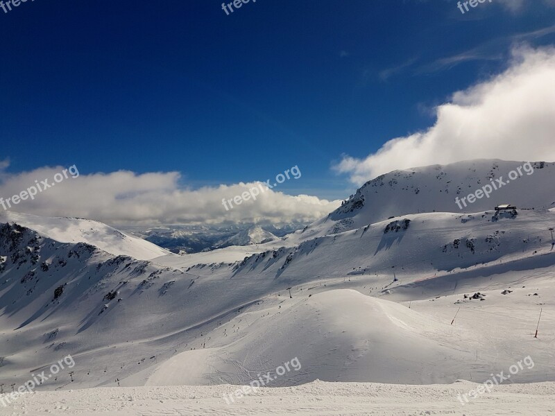 Mountain Snow No Person Landscape Winter