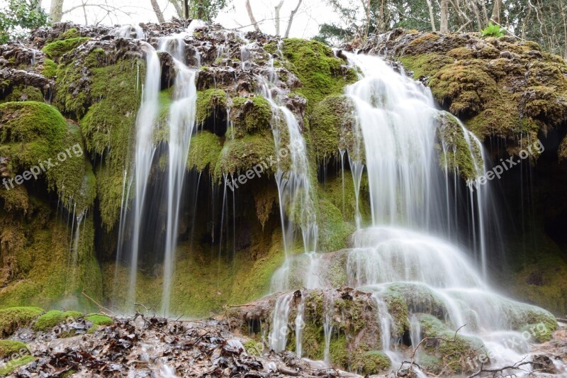 Cascade Body Of Water Nature River Roche