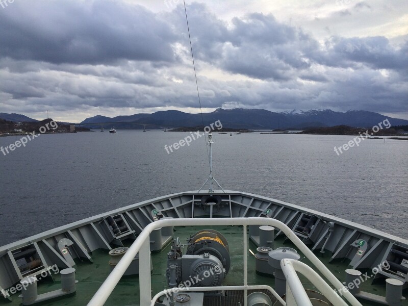 Water Travel Transportation System Sea Bergen