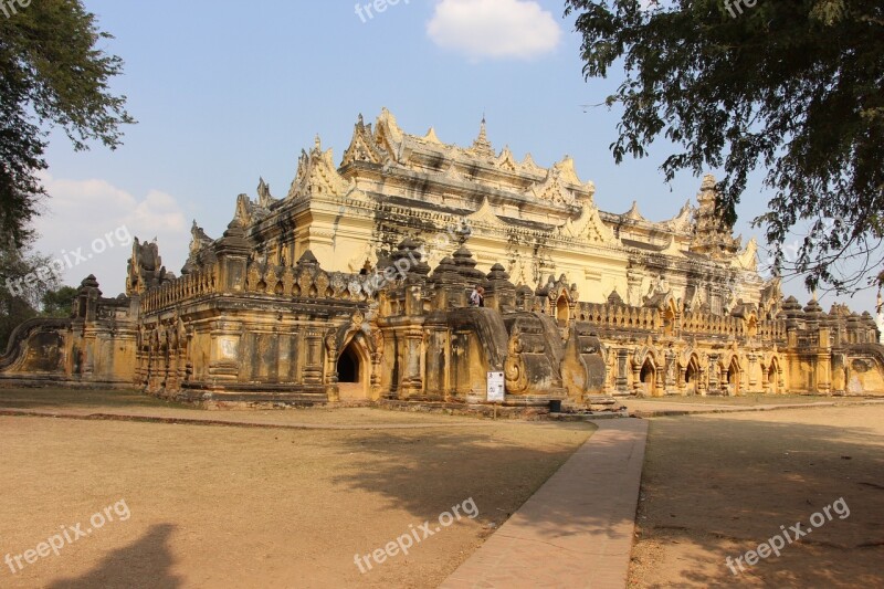 Architecture Travel Ancient Temple Old