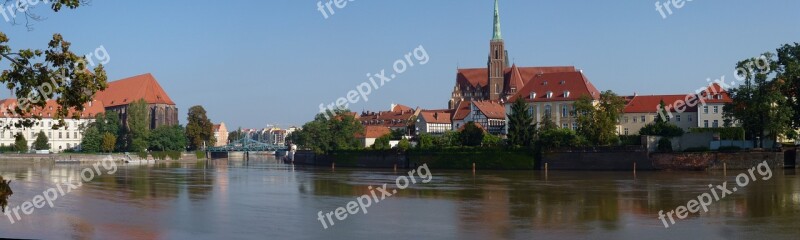 Architecture Poland Body Of Water River Panoramic