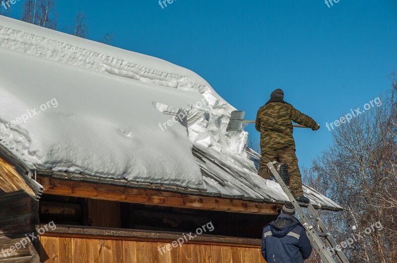 Siberia Irkutsk Lake Baikal Snow Removal Free Photos