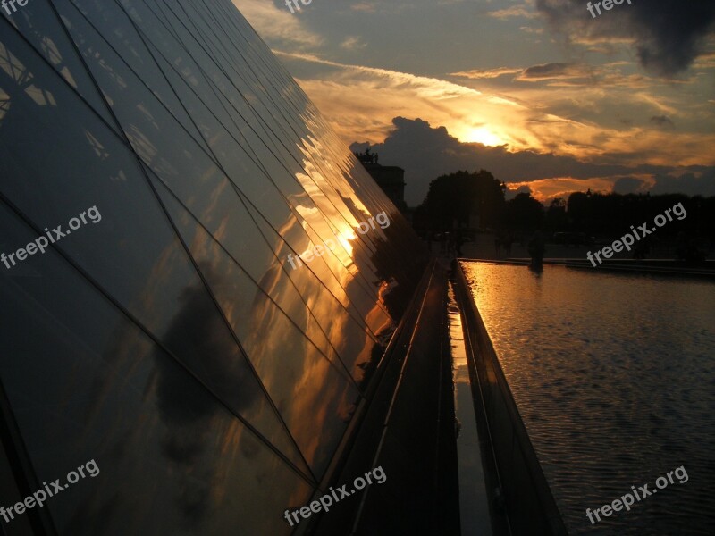 Monolithic Part Of The Waters The Wave Is Reflected Bridge Sky Free Photos