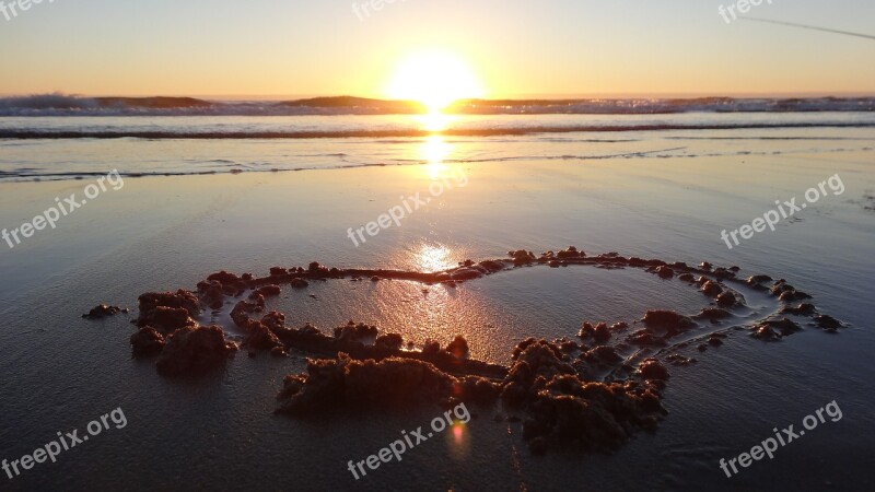 Sunset Water Dawn Reflection Nature