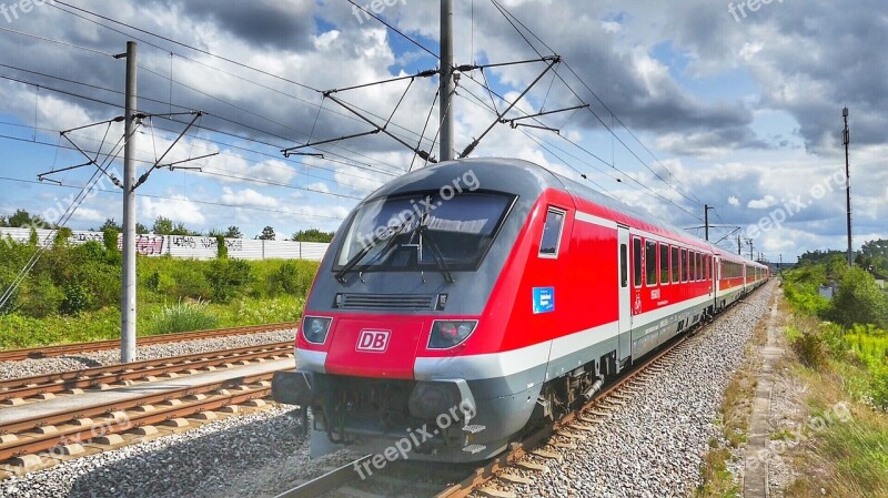 Transport System Train Travel Railway Deutsche Bahn