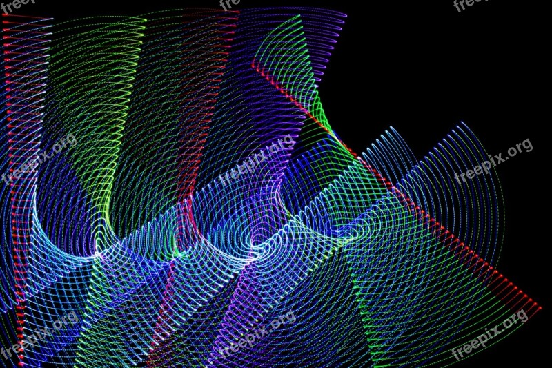 Abstract Desktop Background Lightpainting Colors Rgb