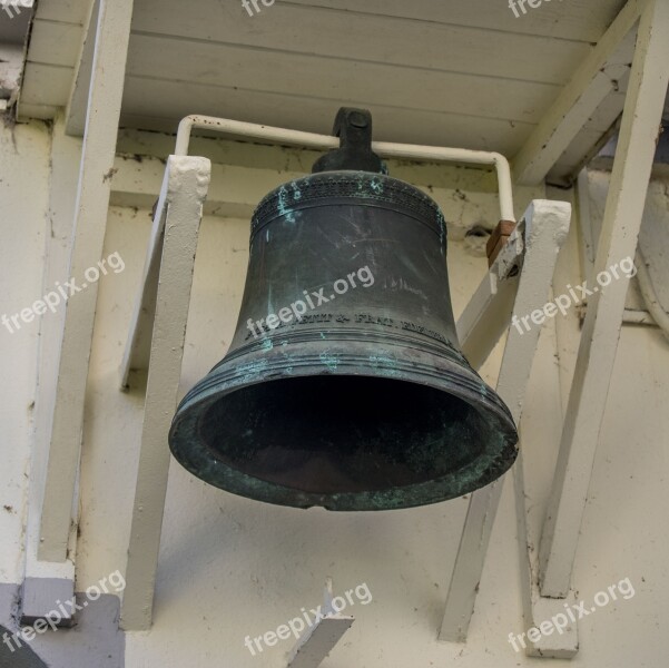 Bell Bronze Building Metal Old