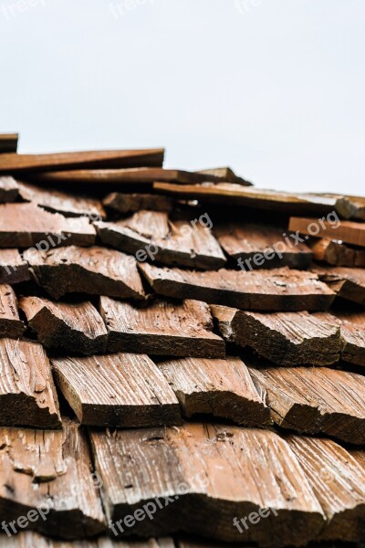 Roof Log Old Wood Express