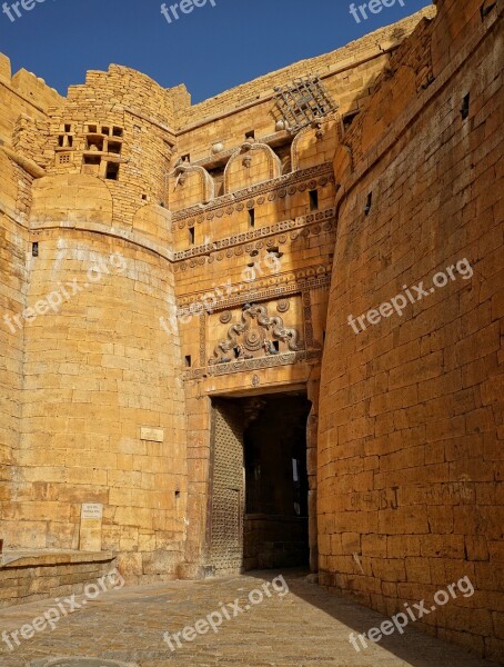 Jaisalmer Fort Architecture Travel Gothic