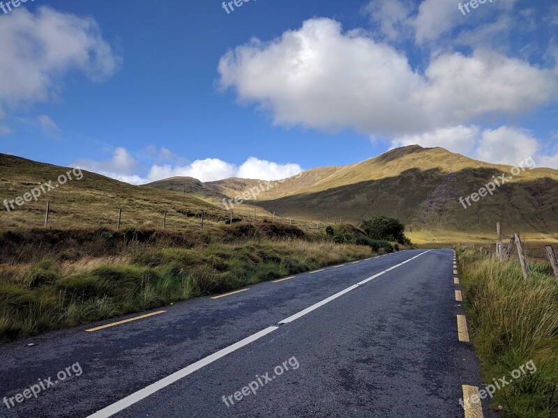 Ireland Connemara Road Sky Hill