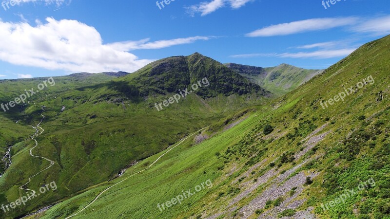 Nature Landscape Mountain Sky Panoramic