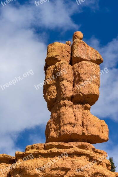 Rock Sky Travel Stone Outdoors