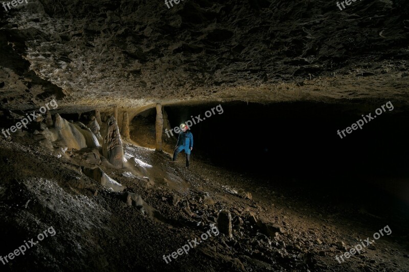 Cave Tunnel Concretions Free Photos