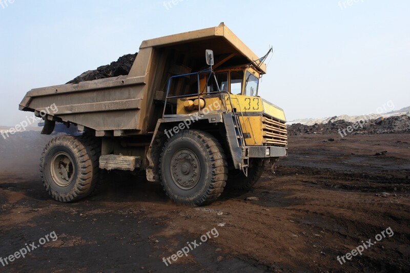 Truck Belaz Coal Coal Mining Free Photos