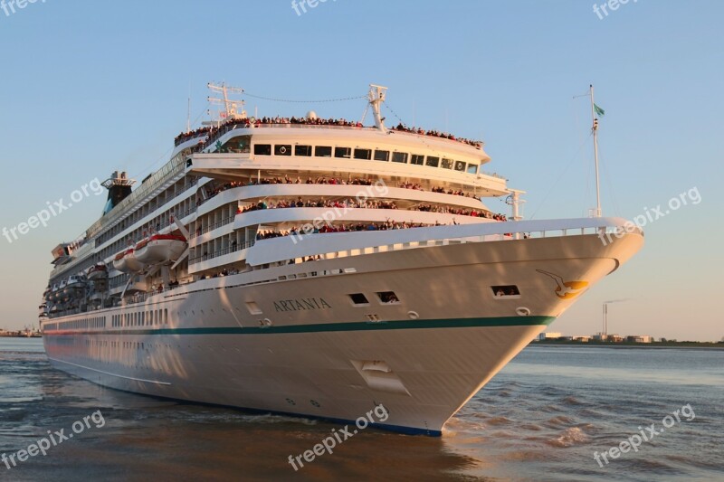 Sea Cruise Travel Ms Artania Cruise Ship