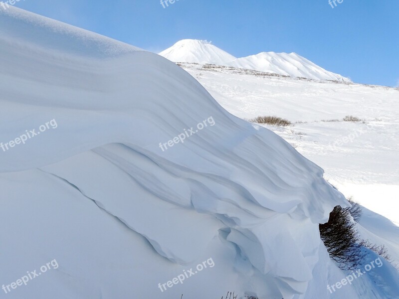 Mountains Snow Cornice Namet Winter