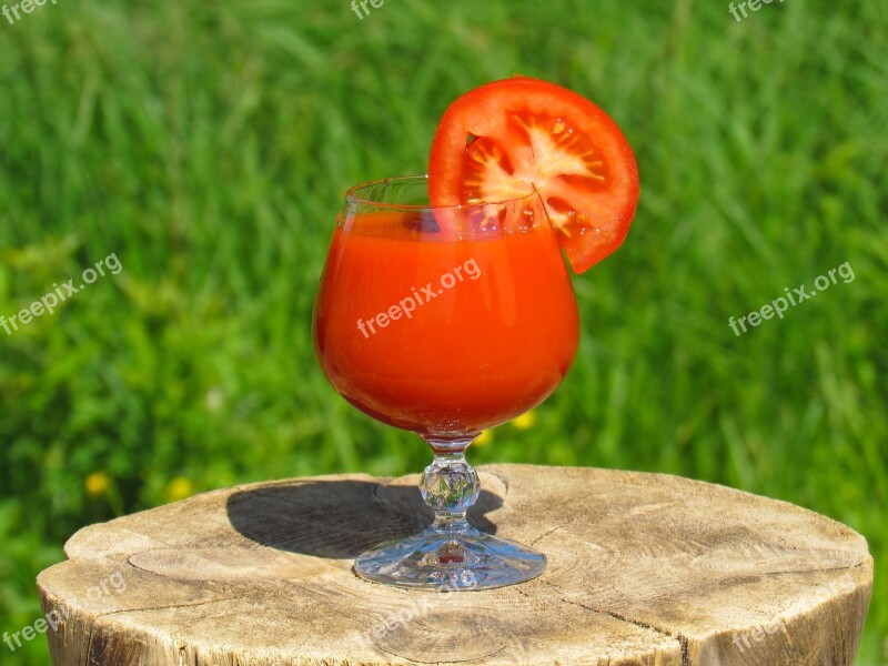 Summer Food Nature Juice Tomato