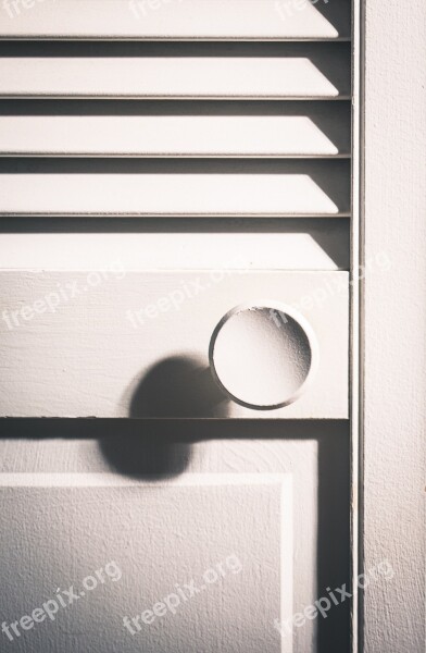 Door Handle Knob Geometry Minimalism