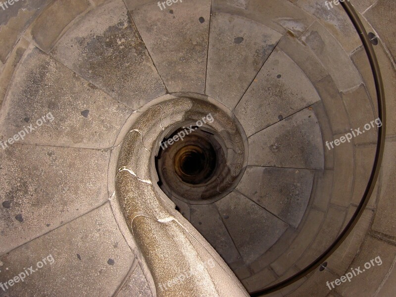 Spiral Staircase Architecture Expression Spiral Gradually