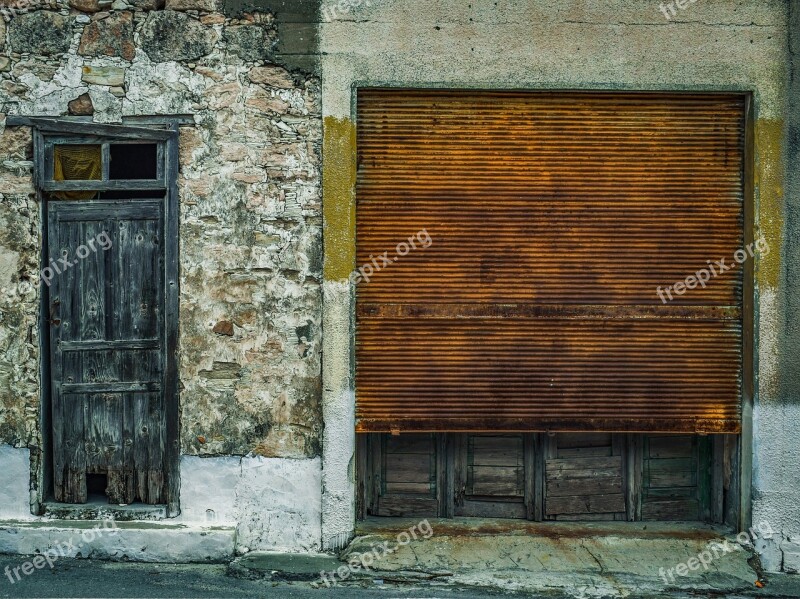 Door Architecture House Shop Abandoned