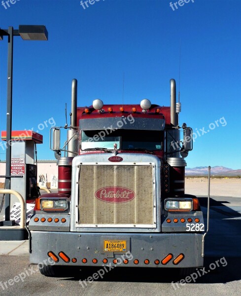 Transport Vehicle Truck American Chrome Station