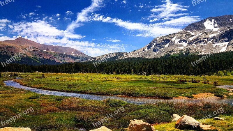 Mountain Nature Landscape Lake Water