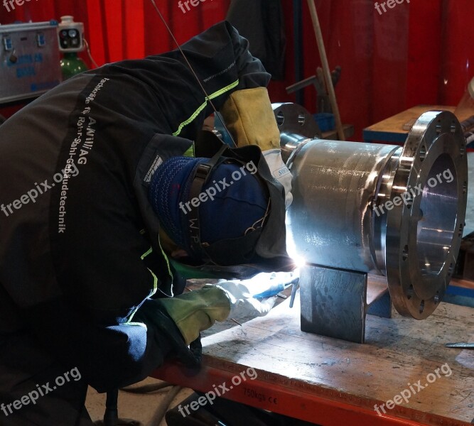 Welding Industry Machine Metal Work Free Photos