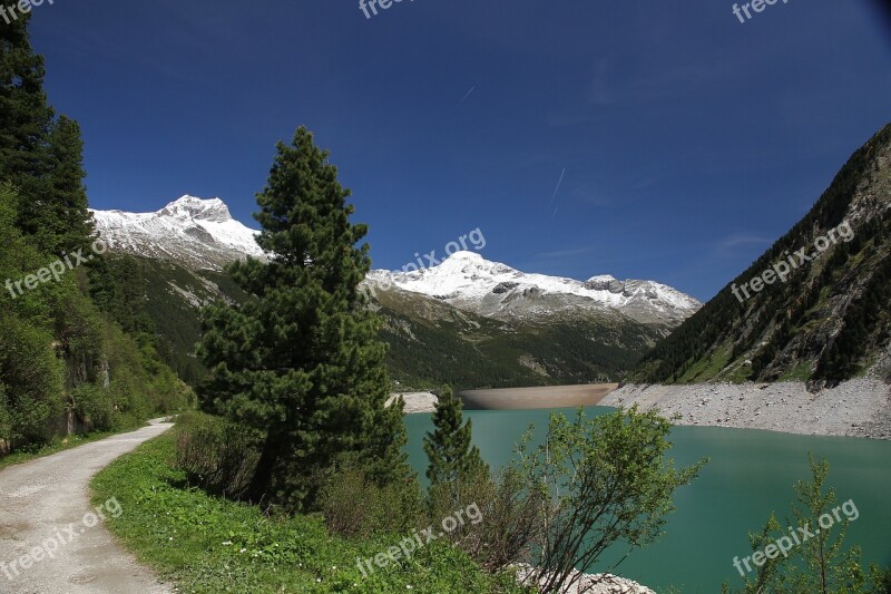 Mountain Nature Landscape Snow Waters