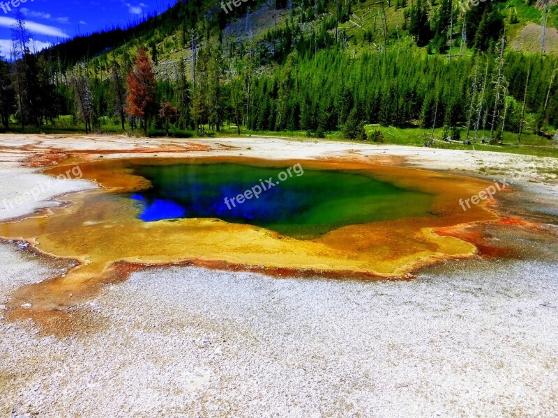 Usa National Park Nature Geology Minerals Volcanic